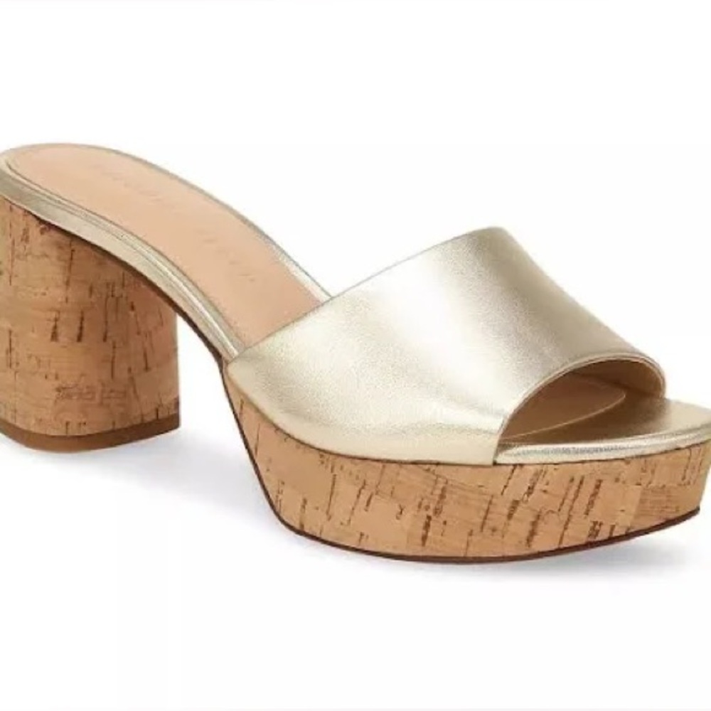 Veronica Beard Size 8.5
Veronica Beard Gold Heel Slide